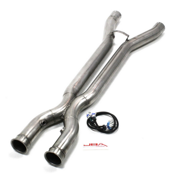 3" X-Pipe Natural Stainless Steel